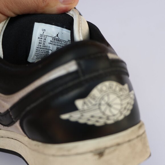 Nike Air Jordan 1 Low SE Vintage Panda Sail Black Womens Sizes - Women Size 7 - Picture 11 of 12